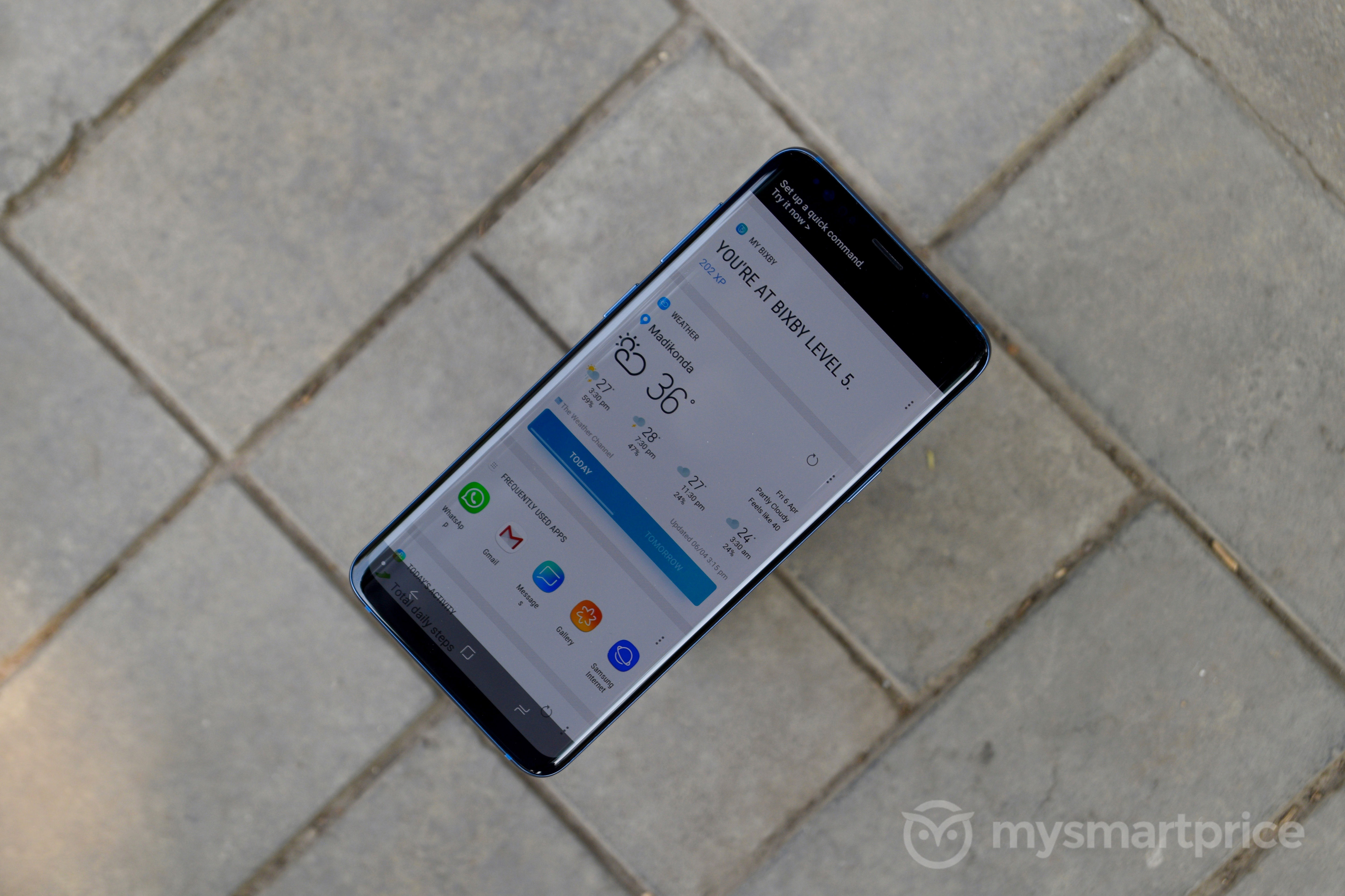 Samsung Galaxy S9+ Bixby Home