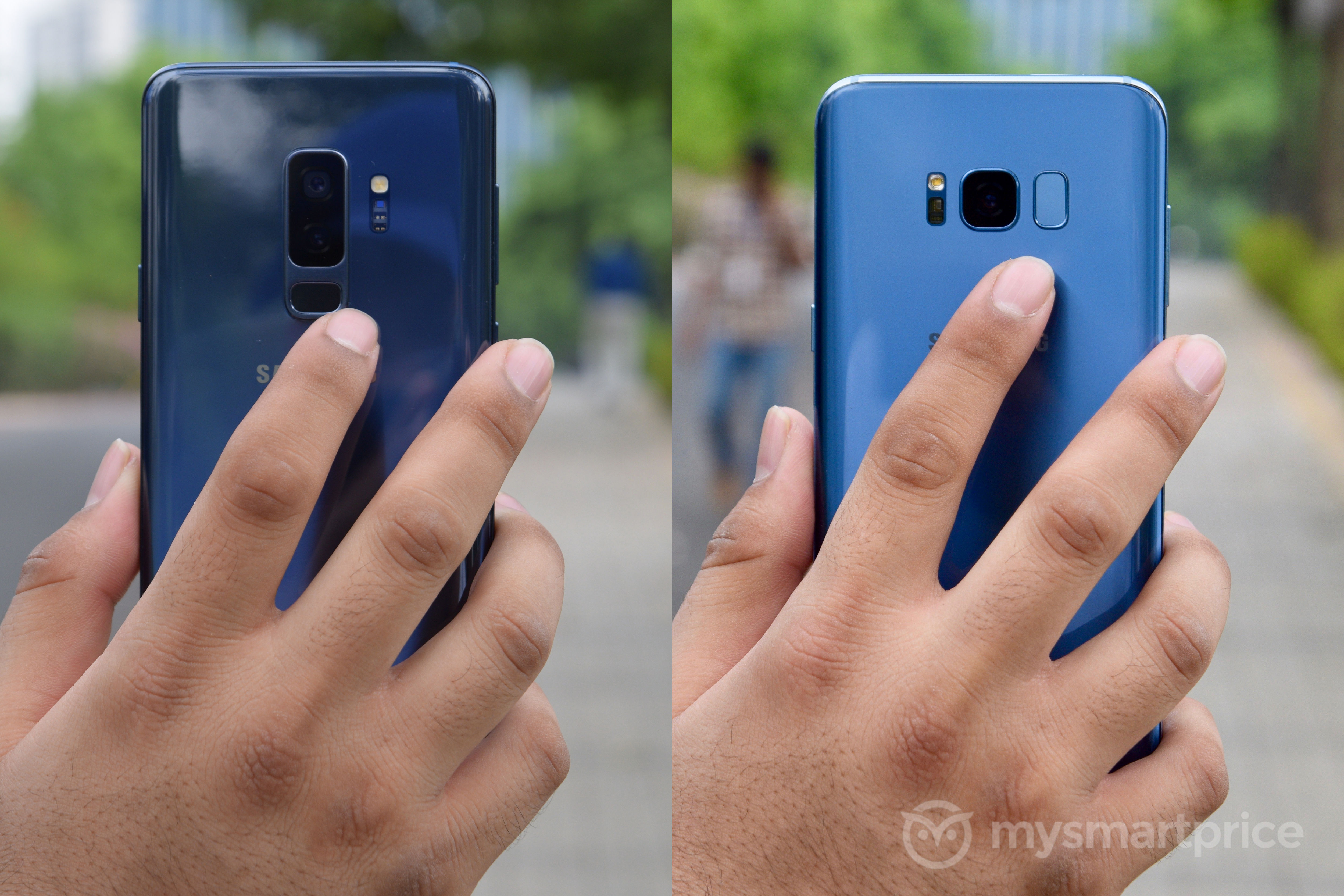 Samsung Galaxy S9+ vs Samsung Galaxy S8+ Fingerprint Reader Position Samsung Galaxy S9+ vs Samsung Galaxy S8+ Fingerprint Reader Position
