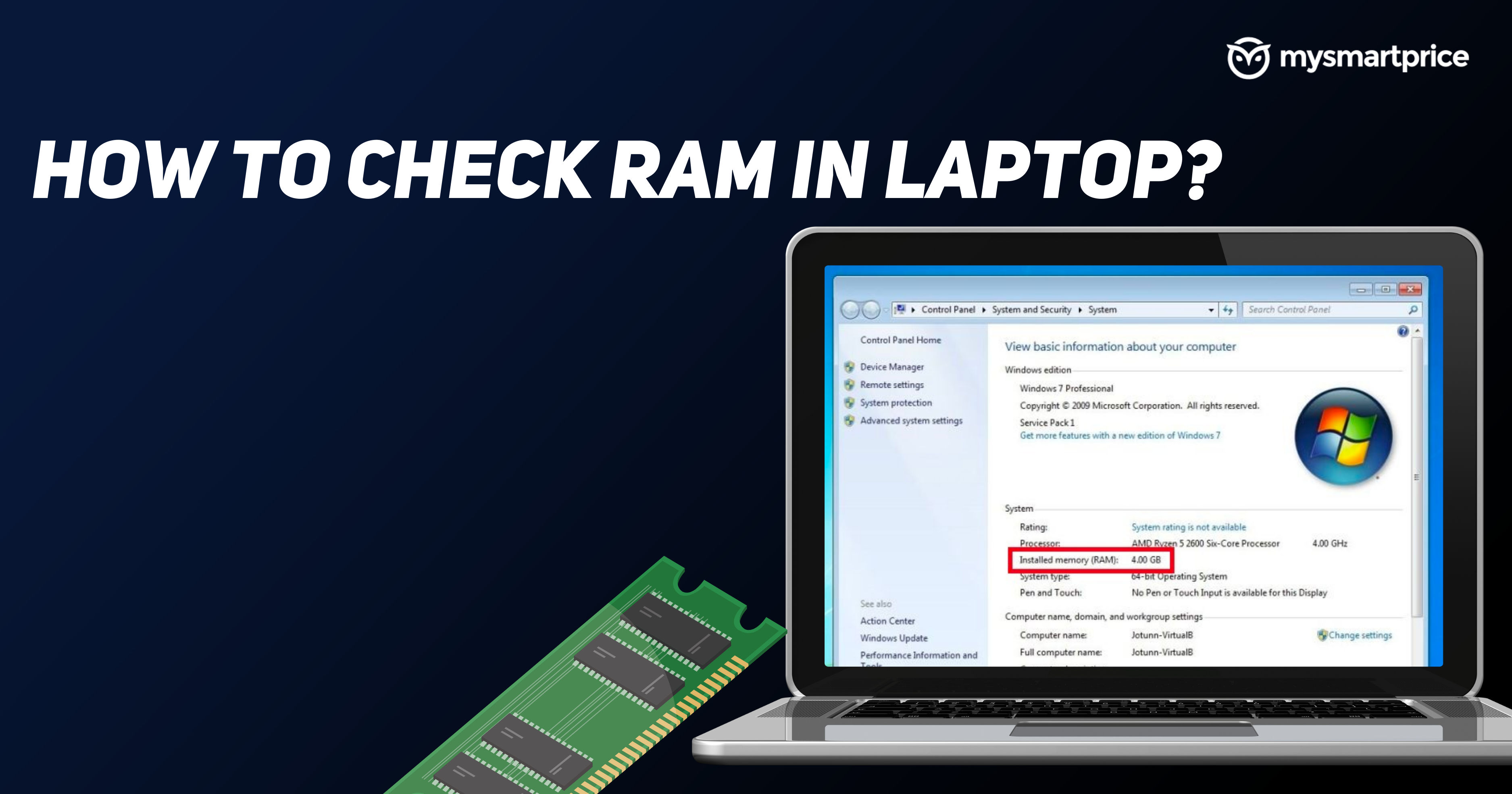How To Check Ram In Windows Windows And Macos Laptops