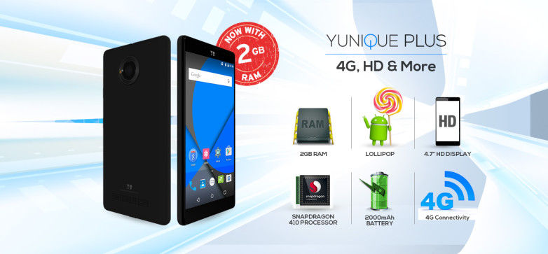 Yu Yunique Plus - Specifications Yu Yunique Plus - Specifications