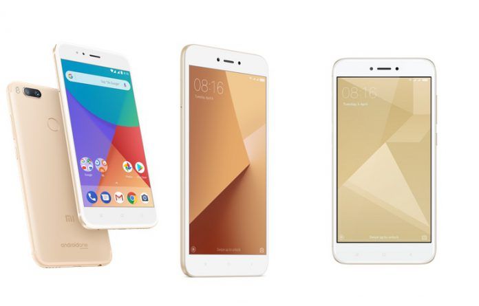 Xiaomi Mi A1 vs Redmi Note 5 vs Redmi Y1 vs Redmi Note 4- Price in India, specifications comparison Xiaomi Mi A1 vs Redmi Note 5 vs Redmi Y1 vs Redmi Note 4- Price in India, specifications comparison