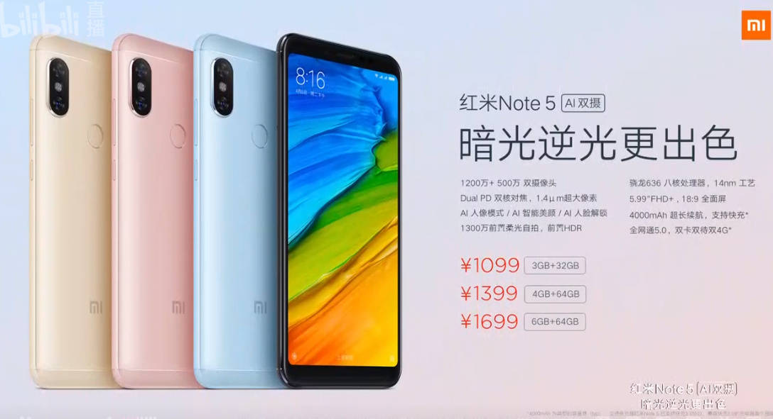 Xiaomi Redmi Note 5 4 64