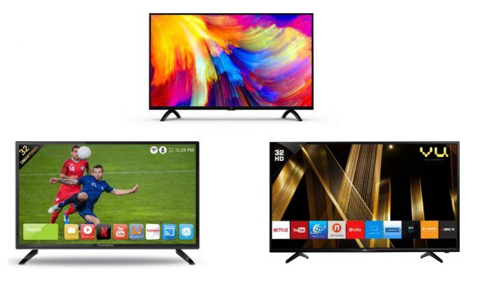 Xiaomi Mi TV 4A vs Thomson LED Smart TV vs Vu LED Smart TV- Price in India, specifications, and features compared Xiaomi Mi TV 4A vs Thomson LED Smart TV vs Vu LED Smart TV- Price in India, specifications, and features compared