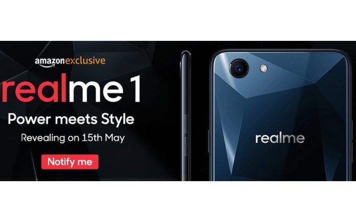 Realme 1 Amazon Teaser Realme 1 Amazon Teaser