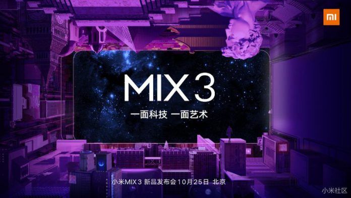 Xiaomi Mi MIX 3 Smartphone Xiaomi Mi MIX 3