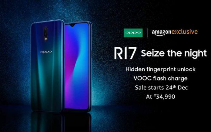 Oppo R17 Sale Amazon India December 24 Oppo R17 Sale Amazon India December 24
