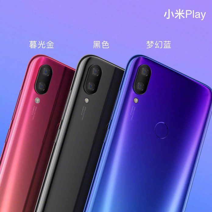 Xiaomi Mi Play Fantasy BlueTwilight Gold Black Color options Xiaomi Mi Play Fantasy BlueTwilight Gold Black Color options