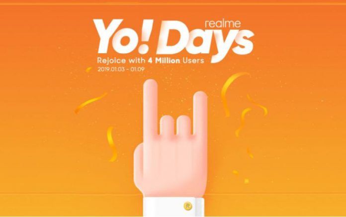 Realme Yo Days sale January 2019 Realme Yo Days sale January 2019