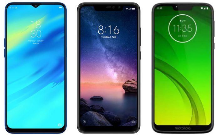 Motorola Moto G7 Power vs Xiaomi Redmi Note 6 Pro vs Realme 2 Pro Motorola Moto G7 Power vs Xiaomi Redmi Note 6 Pro vs Realme 2 Pro