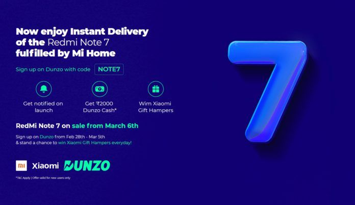 Xiaomi Redmi Note 7 Dunzo Xiaomi Redmi Note 7 Dunzo