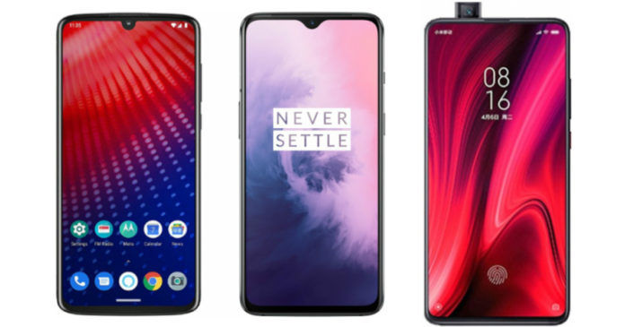 Moto Z4 vs OnePlus 7 vs Redmi K20 Pro Moto Z4 vs OnePlus 7 vs Redmi K20 Pro