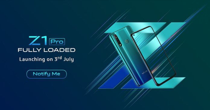 Vivo Z1 Pro India Launch Date July 3 Vivo Z1 Pro India Launch Date July 3