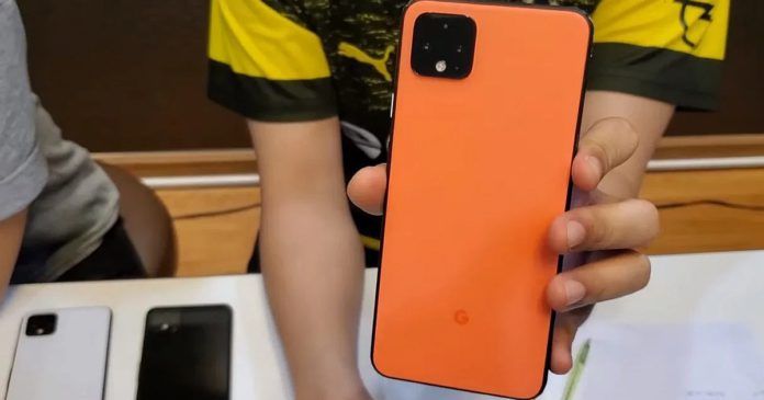 Google Pixel 4 XL Leaked Hands-On Oh So Orange Google Pixel 4 XL Leaked Hands-On Oh So Orange