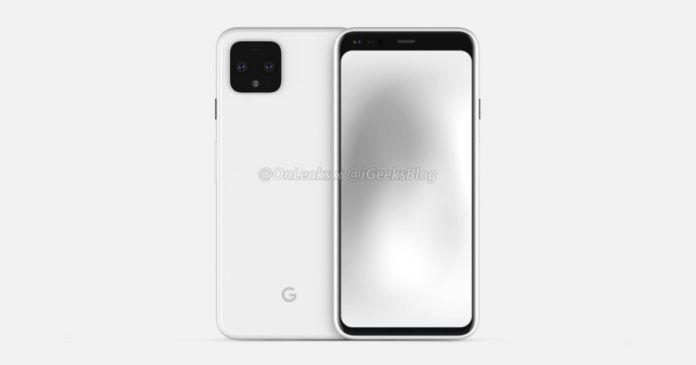 Google Pixel 4 render