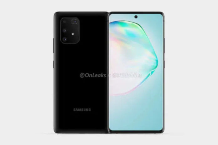 Samsung Galaxy A91 render image Samsung Galaxy A91 render image