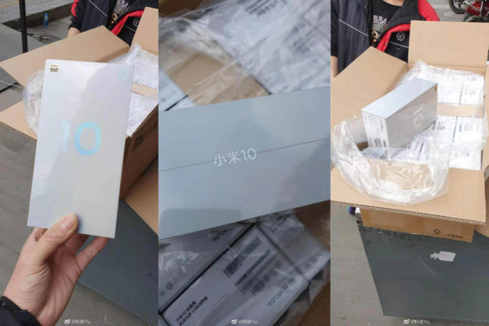Xiaomi Mi 10 leaked retail box images
