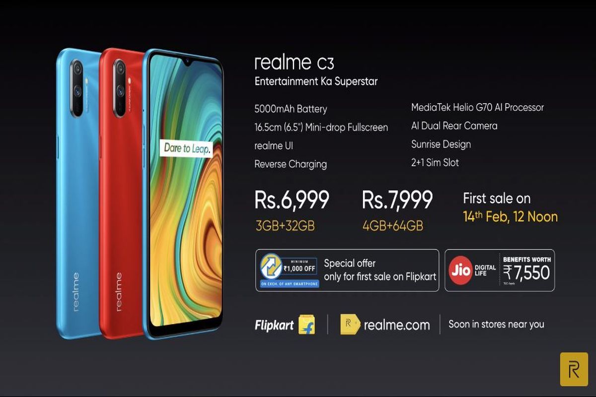 Realme C25 Vs Redmi Note 9