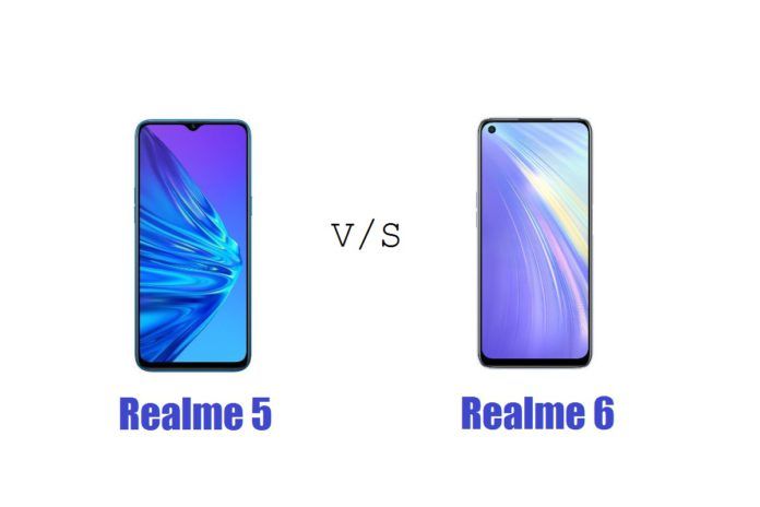 Realme 6 vs Realme 5 Realme 6 vs Realme 5