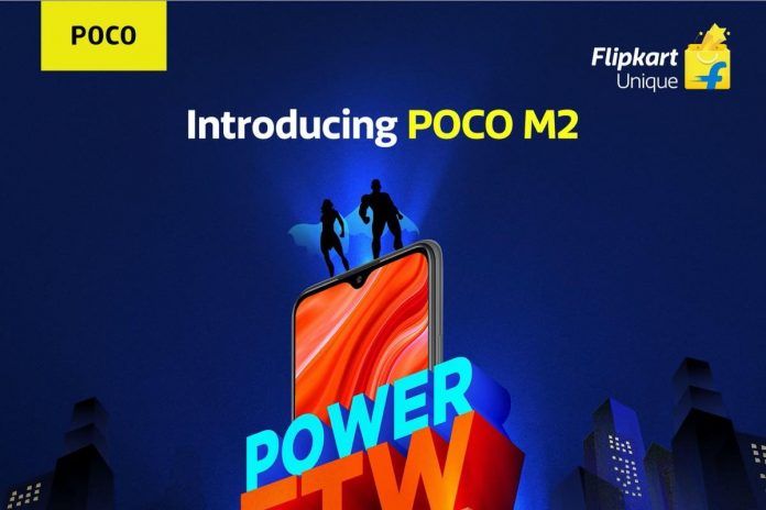 POCO M2 launch poster POCO M2 launch poster
