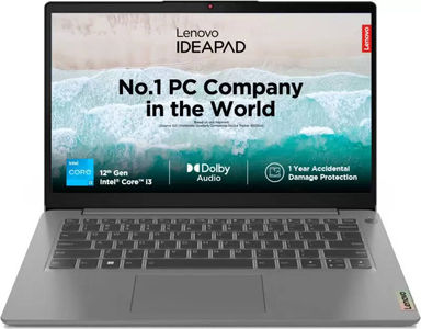 Lenovo IdeaPad 3 14IAU7 (82RJ00FFIN) Laptop (14 Inch | Core i3 12th Gen | 16 GB | Windows 11 | 512 GB SSD)