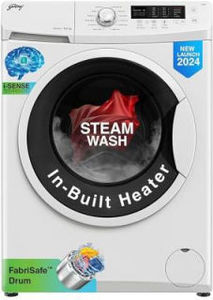 Godrej 8 Kg Fully Automatic Front Load Washing Machine (WFEON CRS 8012 5.0 FKEDM GLWH)