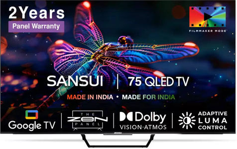 Sansui JSW75GSQLED 75 inch UHD Smart QLED TV