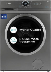 Midea 8 Kg Fully Automatic Front Load Washing Machine (MF100D80B)