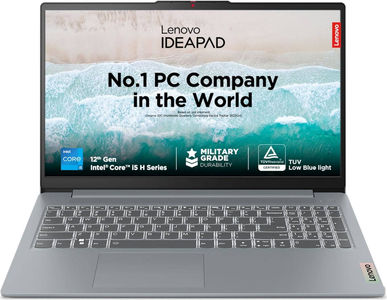 Lenovo IdeaPad Slim 3 15IAH8 (83ER00F2IN) Laptop (15.6 Inch | Core i5 12th Gen | 8 GB | Windows 11 | 512 GB SSD)