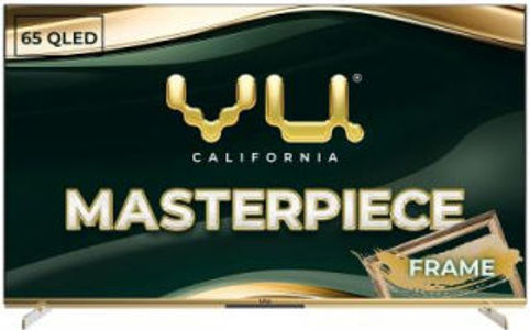 Vu Frame Series 65MASTERPIECE 65 inch UHD Smart QLED TV