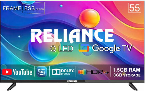Reliance RGT55GT8724UHD 55 inch UHD Smart QLED TV