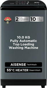 Acer 10 Kg Fully Automatic Top Load Washing Machine (AR10HFATLH2C2IG24D)