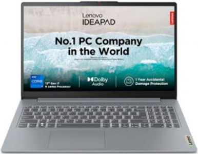 Lenovo IdeaPad Slim 3 15IRH8 (83EM00GTIN) Laptop (15.6 Inch | Core i7 13th Gen | 16 GB | Windows 11 | 512 GB SSD)