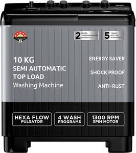 Acer 10 Kg Semi Automatic Top Load Washing Machine (AR10SAMBGL124D)