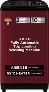 Acer 8 Kg Fully Automatic Top Load Washing Machine (AR80HFATLH2C2CR24D)