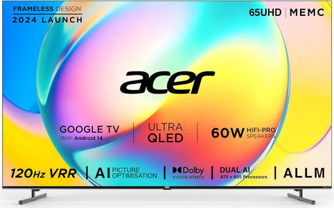 Acer Super Series AR65QDXGU2875AT 65 inch UHD Smart QLED TV