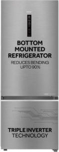Haier HEB-363TS-P 355 L 3 Star Inverter Frost Free Bottom-Mount Freezer Refrigerator