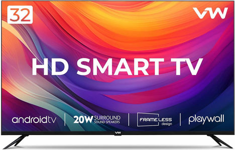 VW Playwall Frameless Series VW32F5 32 inch HD ready Smart LED TV