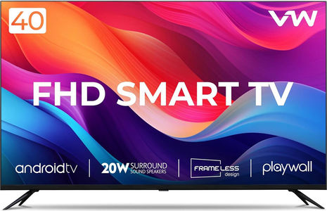 VW Playwall Frameless Series VW40F2 40 inch Full HD Smart LED TV