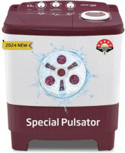 Voltas Beko 6 Kg Semi Automatic Top Load Washing Machine (WTT60UNX)