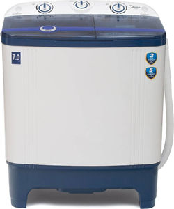 Midea 7 Kg Semi Automatic Top Load Washing Machine (MWMSA070PPG(BW))
