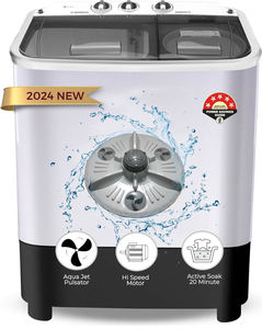 Power Guard 7.5 Kg Semi Automatic Top Load Washing Machine (PG75WM-BK-OP)