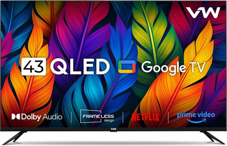 VW Pro Series VW43GQ1 43 inch UHD Smart QLED TV