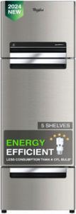Whirlpool FP 253D PROTTON ROY RADIANT STEEL(Z) 235 L Frost Free Triple Door Refrigerator
