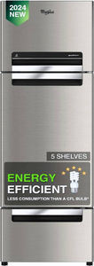 Whirlpool FP 253D PROTTON ROY RADIANT STEEL(Z) 235 L Frost Free Triple Door Refrigerator