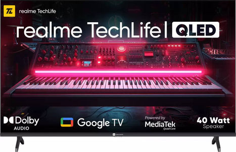 Realme TechLife CineSonic Q 32HDGQRVS2Q 32 inch HD ready Smart QLED TV