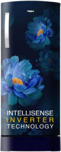 Whirlpool 230 IMPRO ROY 3S SAPPHIRE PEONY-Z 207 L 3 Star Inverter Direct Cool Single Door Refrigerator