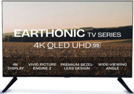 EARTHONIC E55UHD4KQ11GS24 55 inch UHD Smart QLED TV