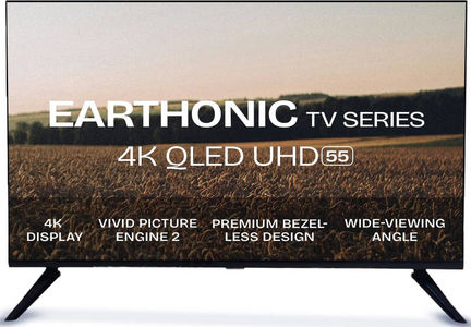 EARTHONIC E55UHD4KQ11GS24 55 inch UHD Smart QLED TV