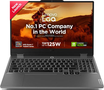 Lenovo LOQ 15ARP9 (83JC00EGIN) Laptop (15.6 Inch | AMD Octa Core Ryzen 7 | 24 GB | Windows 11 | 512 GB SSD)