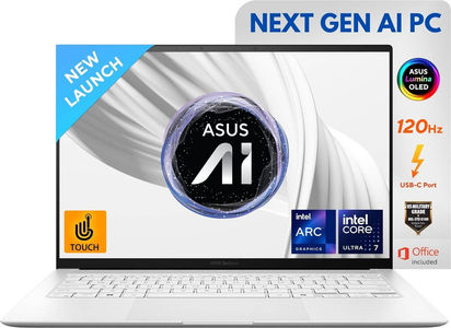 ASUS Zenbook S 14 OLED UX5406SA-PZ7762WS Laptop (14 Inch | Core Ultra 7 Series 2 | 32 GB | Windows 11 | 1 TB SSD)